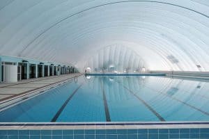 gallery pool air dome
