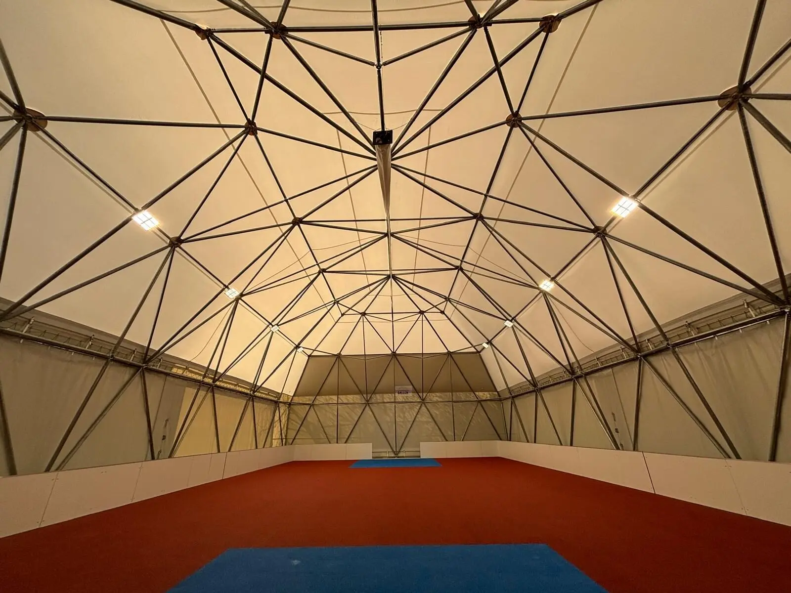 One clear room for exams, assembly, drama and sport